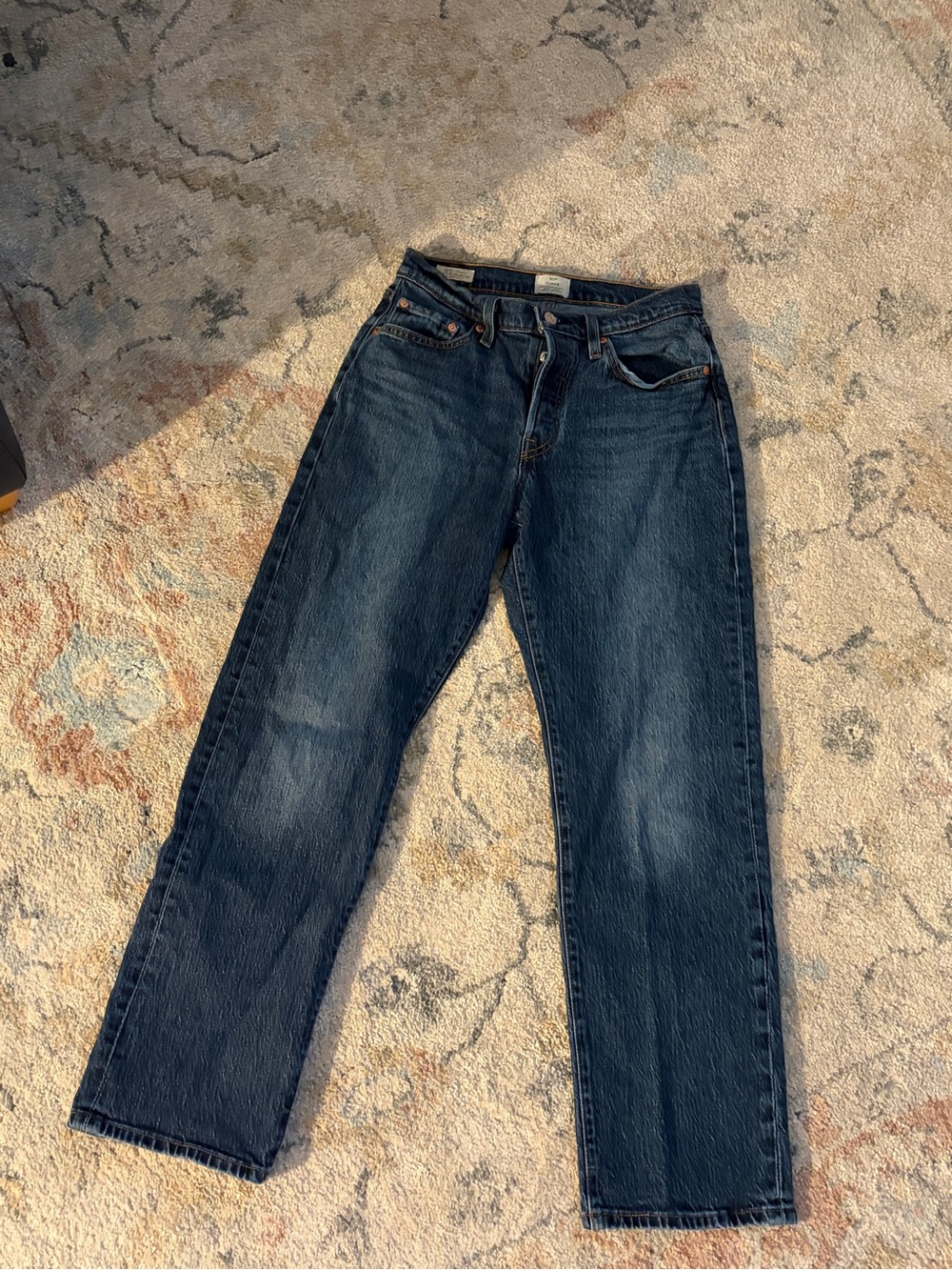 Levi's Women's Dark Blue Straight Jeans
